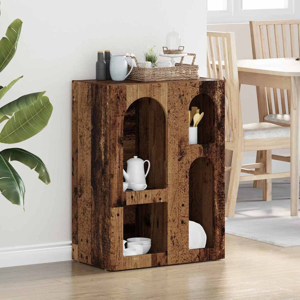 vidaXL Bufet Stare drewno 59 x 35 x 80.5 cm Materiał drewniany