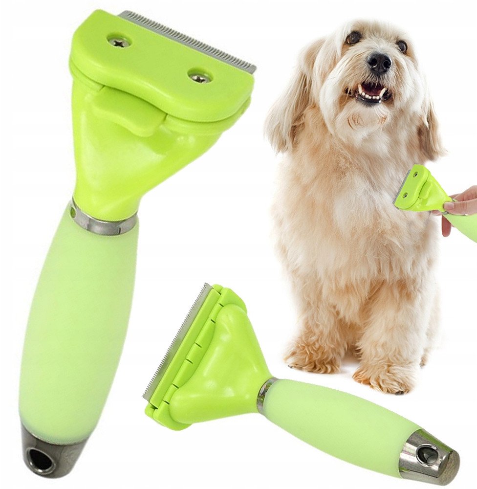 Trymer dla zwierząt psa kota konia do sierści stal nierdzewna szczotka