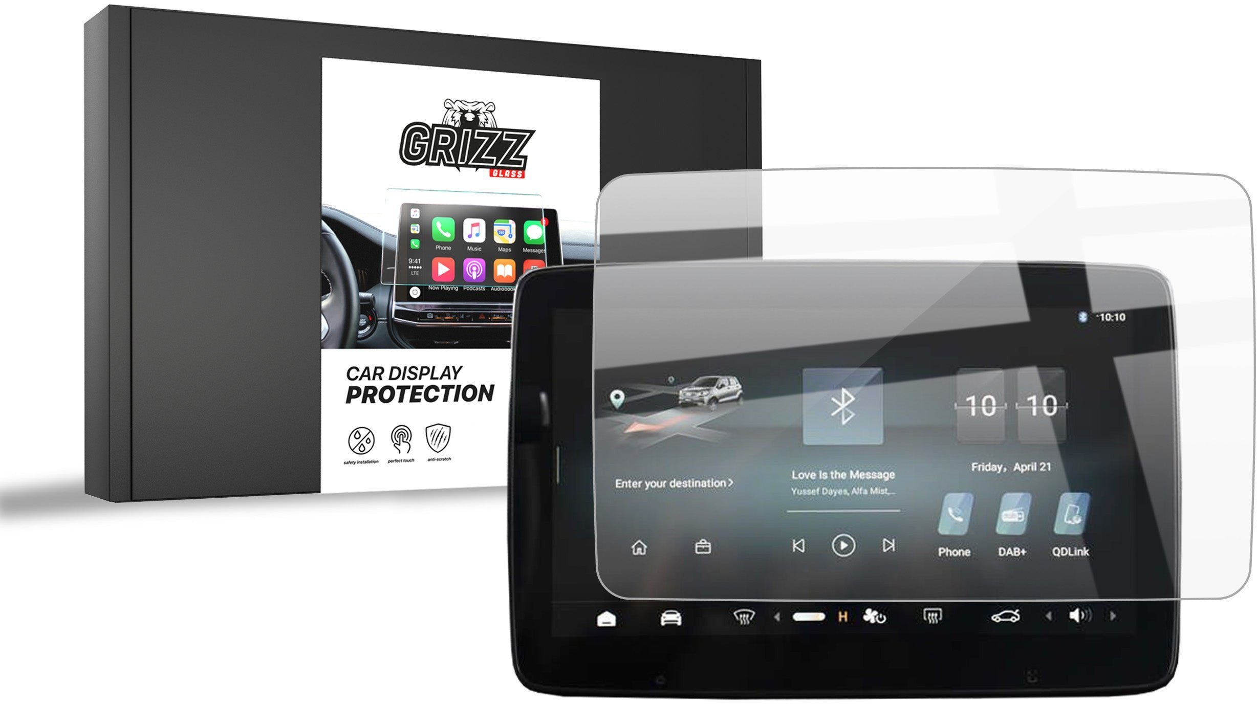 Folia ceramiczna GrizzGlass CarDisplay Protection do Leapmotor T03 10,1" (2025)