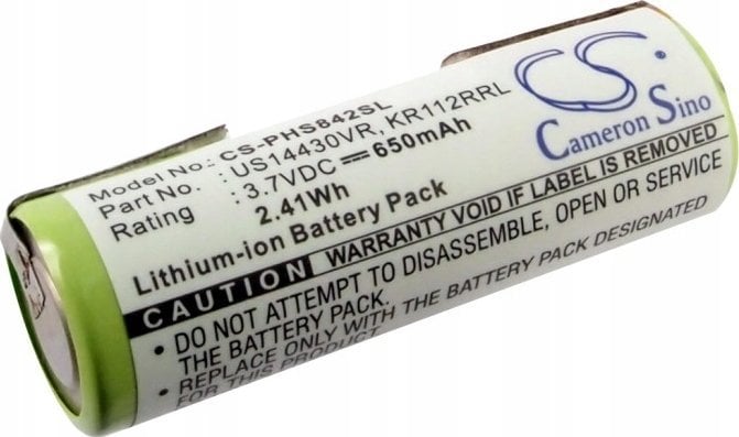Bateria Cameron Sino Akumulator Bateria Typu Us14430vr Kr112rrl Do Golarki Philips Hs8420 Hs8420/23 / Cs-phs842sl