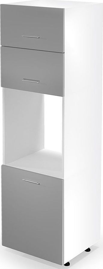 Elior Kuchenna szafka do zabudowy piekarnika Limo 15X - jasny popiel połysk