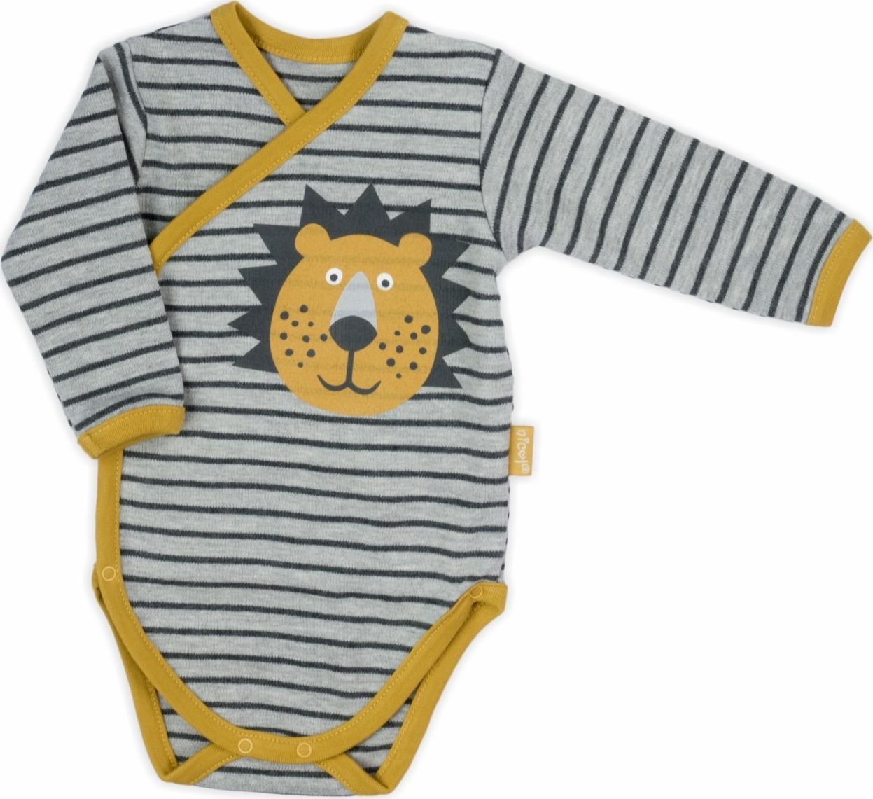 NICOL Body dla chłopca niemowlęce wyprawka kopertowe długi rękaw Prince Nicol 62