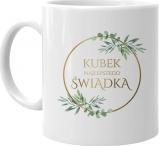 Koszulkowy Kubek najlepszego świadka - kubek z nadrukiem