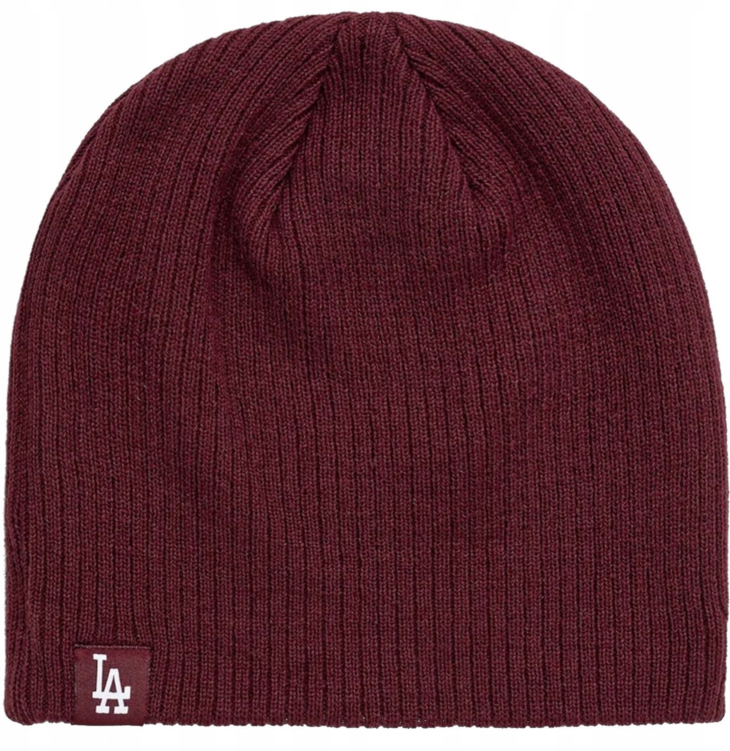 New Era Skully Los Angeles Dodgers Hat 60691106 Bordowe One size