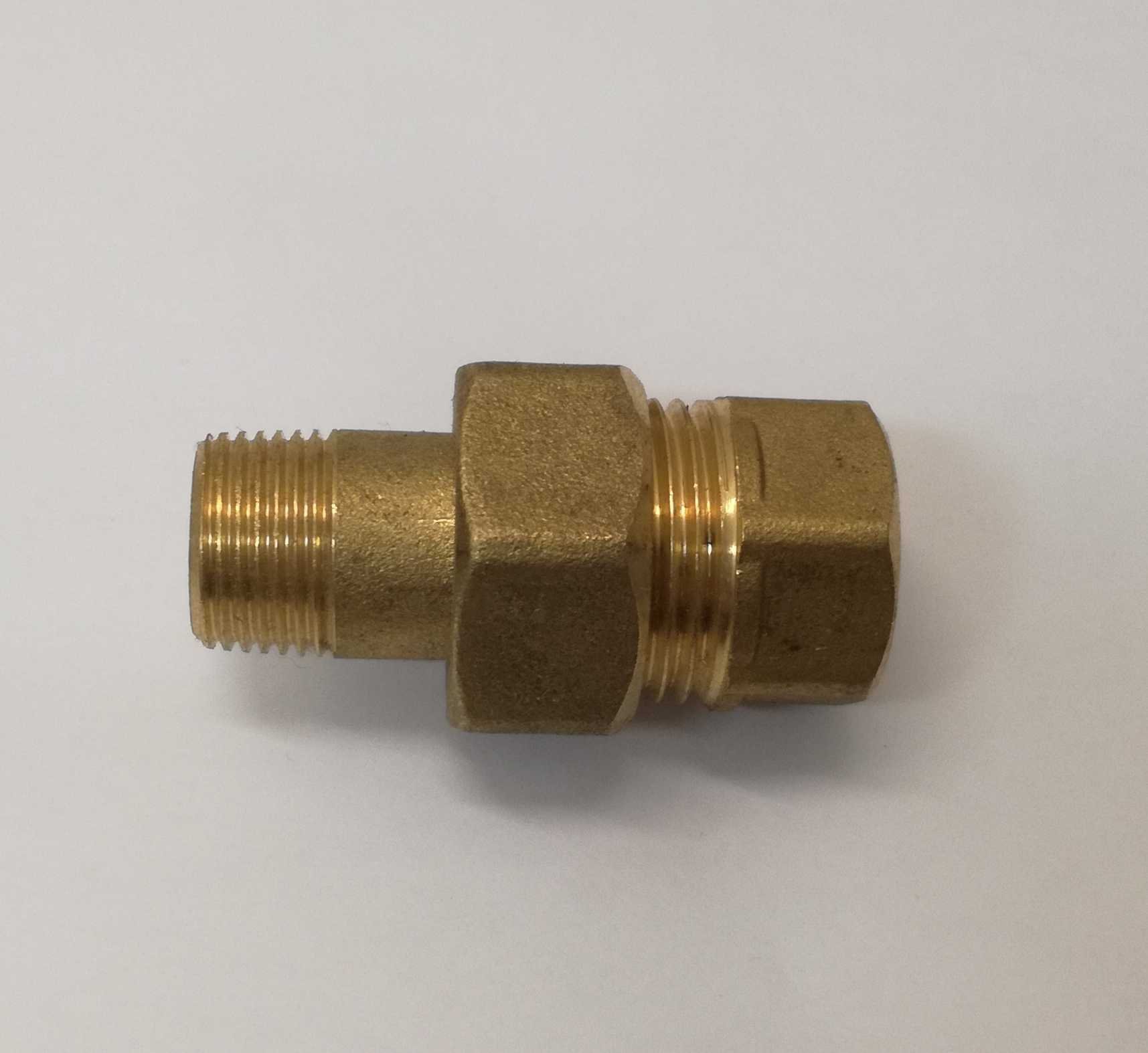 Valvex TWIST Złączka (śrubunek) prosta mosiężna (wersja długa) L500 - 3\8