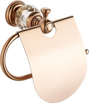 Mexen Uchwyt na papier toaletowy Estela Różowe złoto