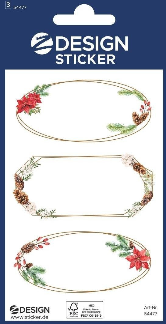 Naklejki usuwalne - do opisu ręcznego