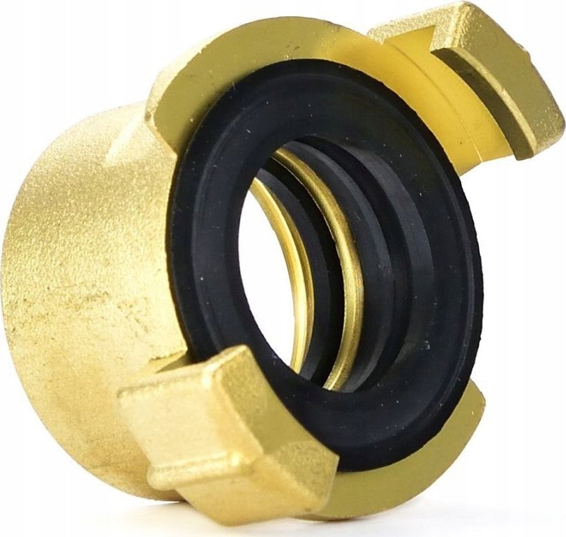 Geko Złącze kłowe mosiężne kompatybilne z GEKA – GW 1” (12/96)