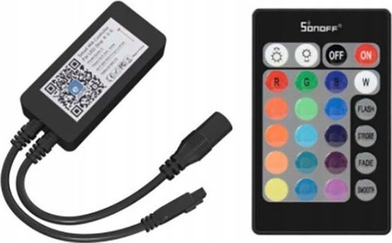 Sonoff Sonoff L2 smart WiFi + Bluetooth RGB valdiklis su IR nuotolinio valdymo pultu