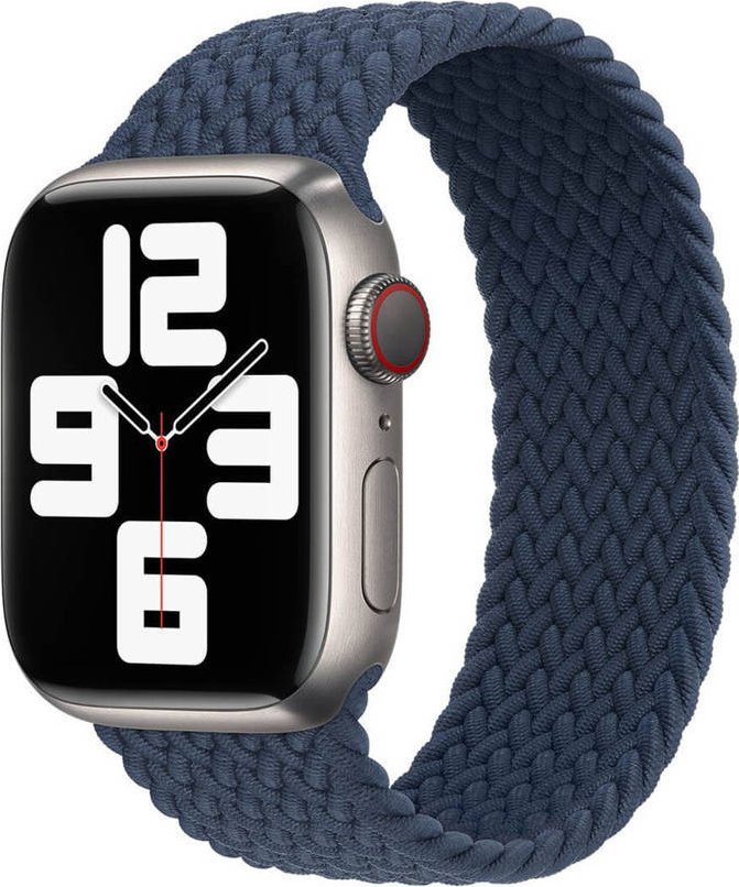 Apple APPLE PASEK APPLE WATCH 3K499ZM/A BRAIDED SOLO LOOP 41MM SIZE 9 Abyss Blue ORYGINALNA PLOMBA standard