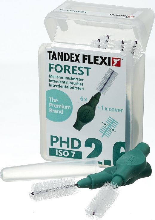 Tandex Tandex (6 szt.) szczoteczek Flexi Medium FOREST 2,6 ( gruby)