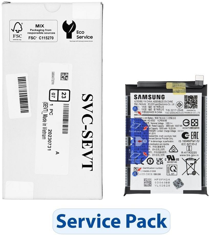 ServicePack Bateria HQ-50SD do SAMSUNG A14 4G A145F GH81-23539A