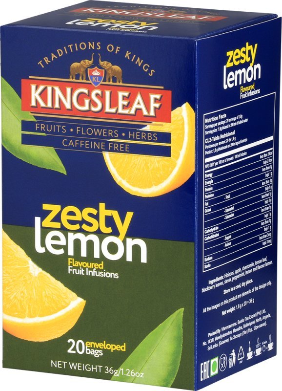 Kingsleaf Herbata owocowa napar Kingsleaf Zesty Lemon