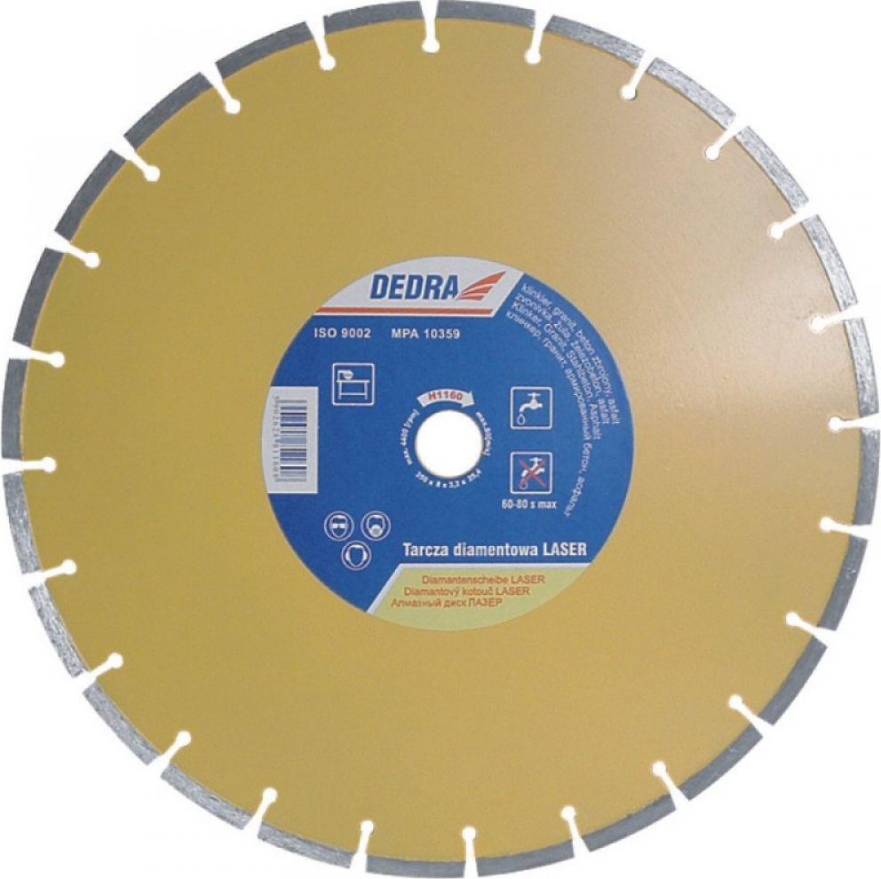 Dedra Tarcza do cięcia betonu 450 x 25,4mm (H1161-45)