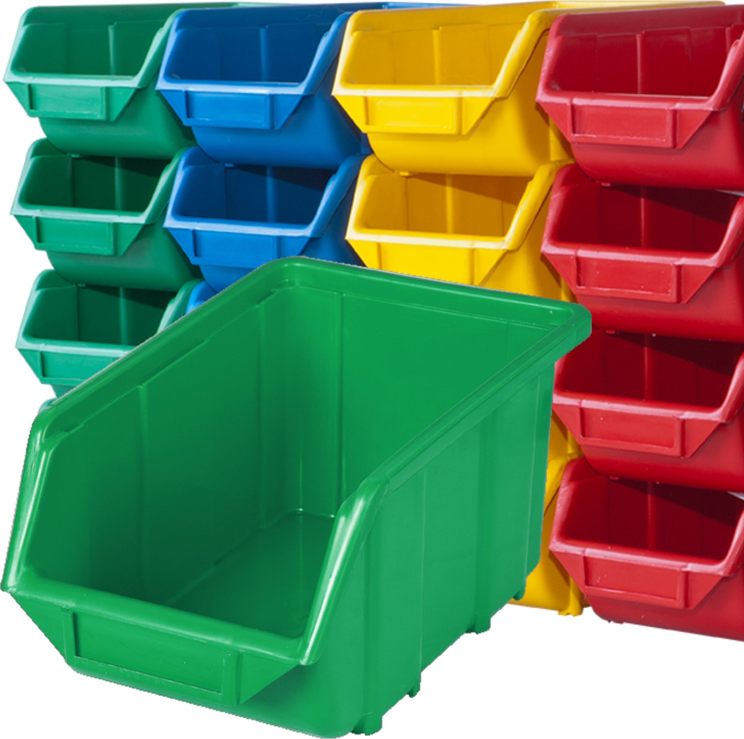 Kuweta warsztatowa Ecobox mały 35 szt + etykiety Pojemnik na magazyn