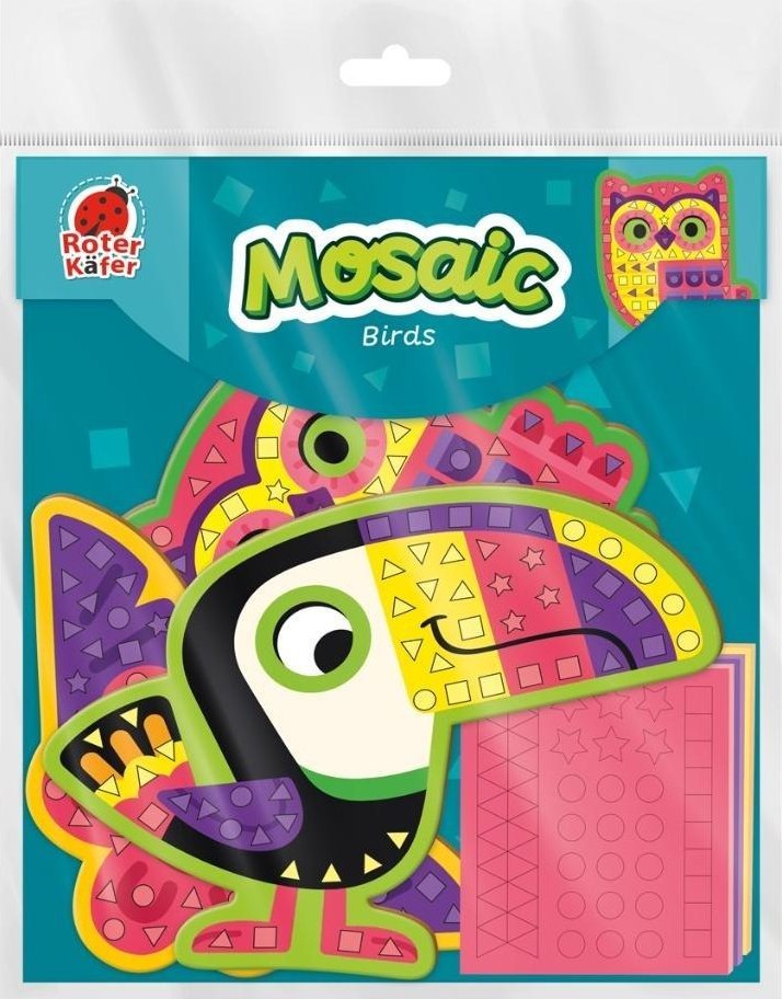 Zestaw kreatywny mozaika Ptaki