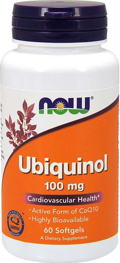 NOW Foods NOW Foods - Ubichinol, 100mg, 60 kapsułek miękkich