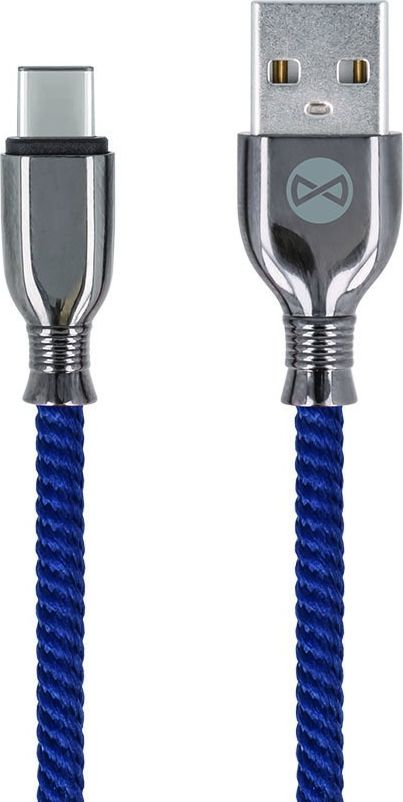 Kabel USB Forever USB-A - USB-C 1 m Granatowy (72760)