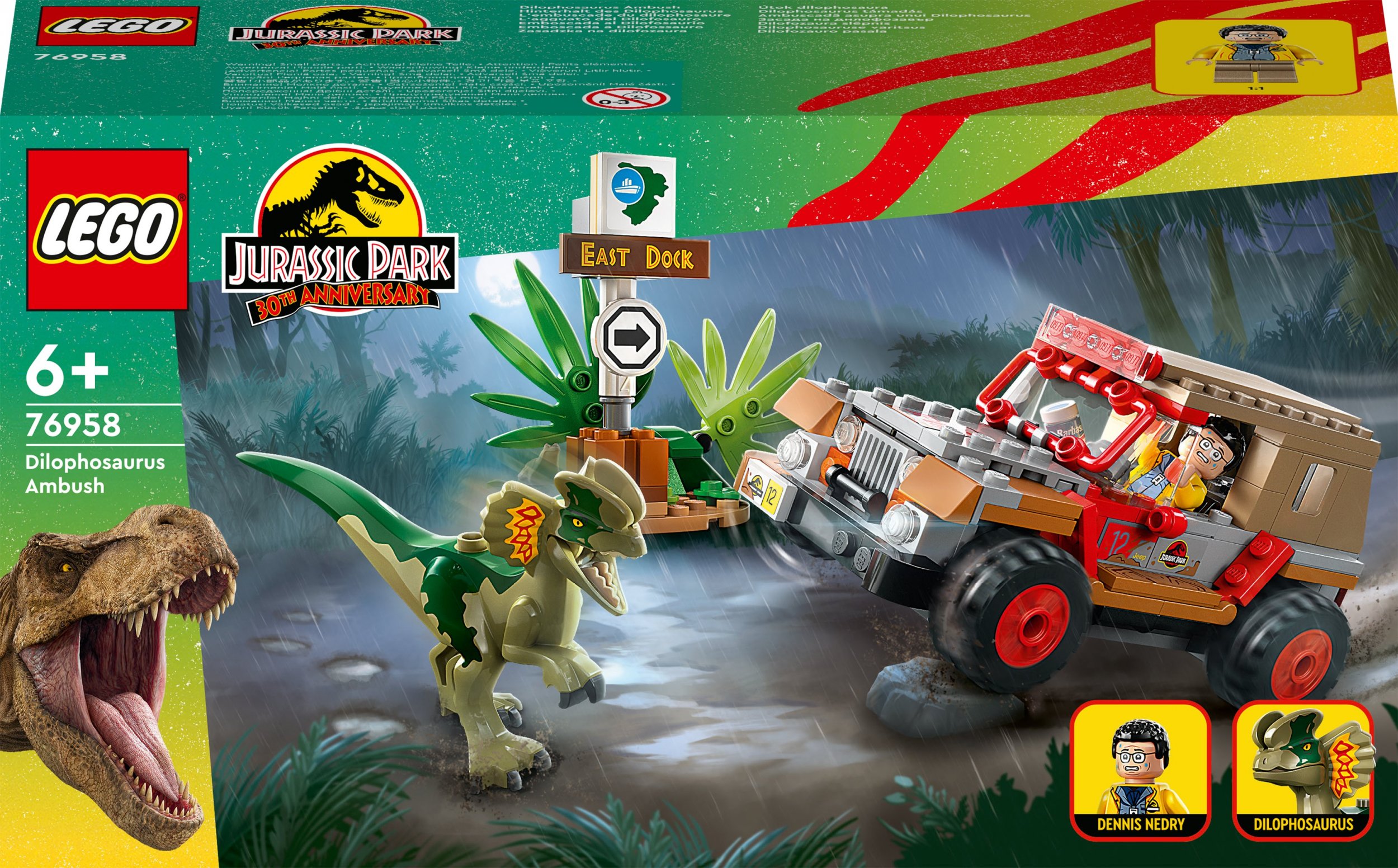 LEGO Jurassic World Zasadzka na dilofozaura (76958)