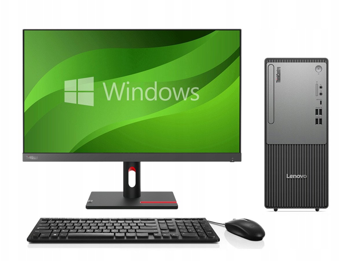 KOMPUTER LENOVO N50t i3-14100 16GB DDR5 SSD 2TB DVD W11PRO + MONITOR 24'' one size