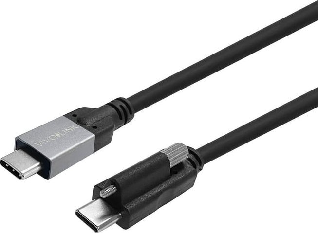 Kabel USB VivoLink USB-C - USB-C 2 m Czarny (PROUSBCMMS2)
