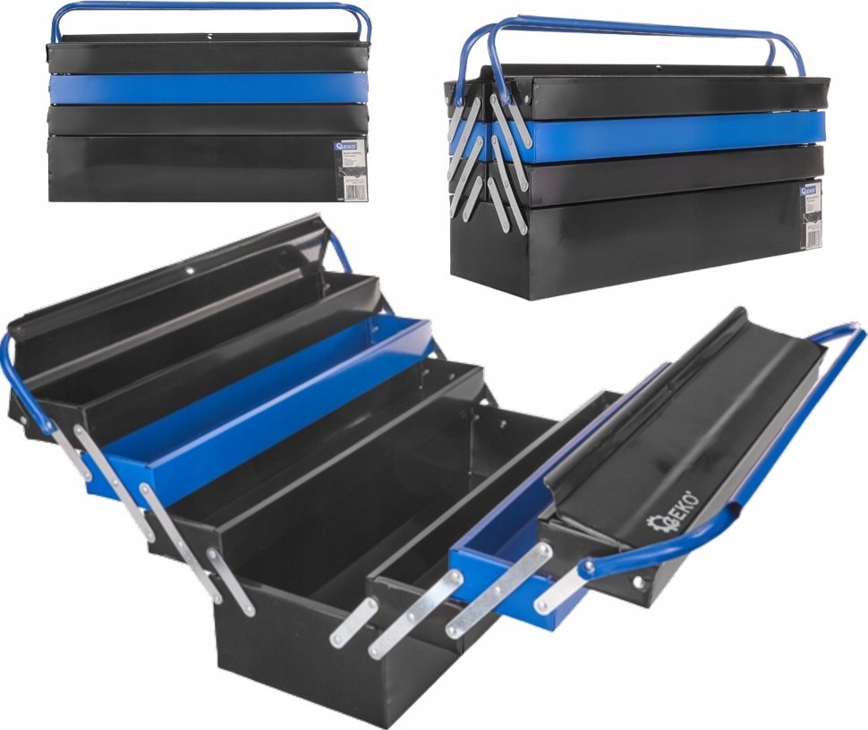 Geko Skrzynka narzędziowa 7 szuflad (metalowa) (4)