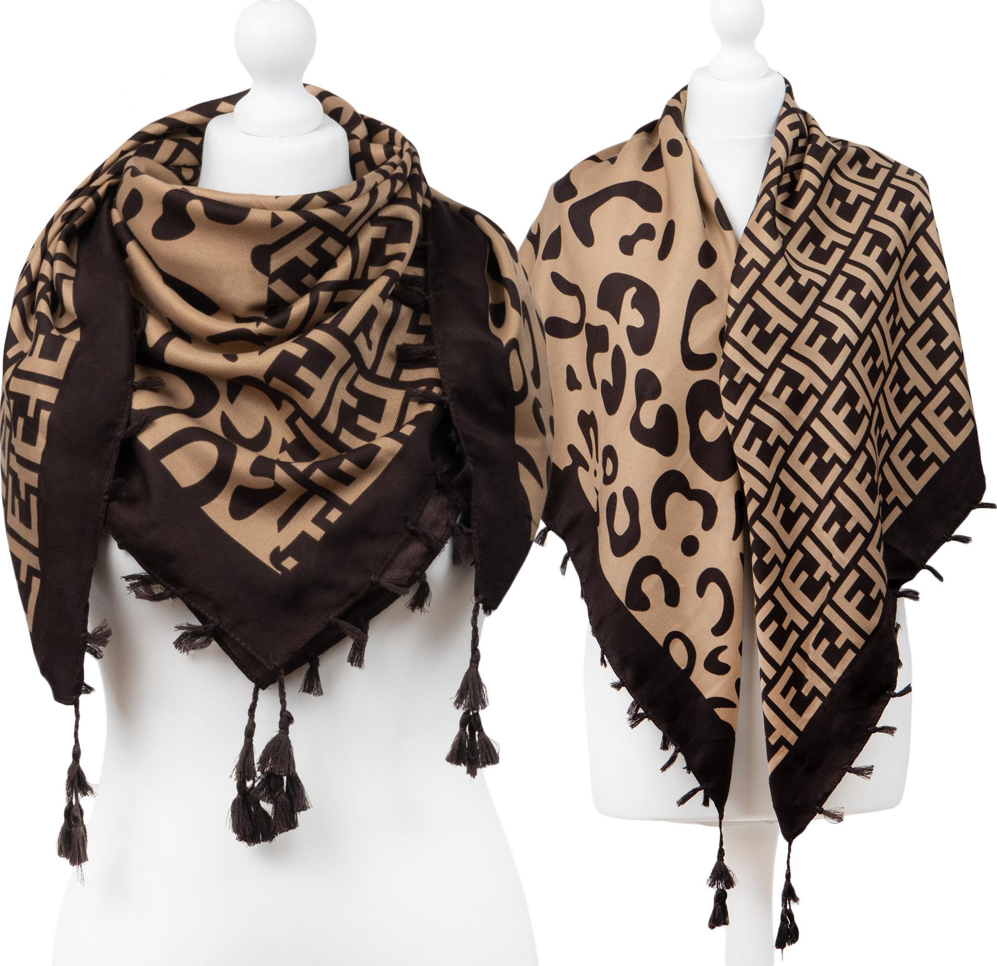 Aleszale Duża Folkowa Chusta Apaszka Ludowa Wiosenna Etno - Ch-2079A-C-Bra