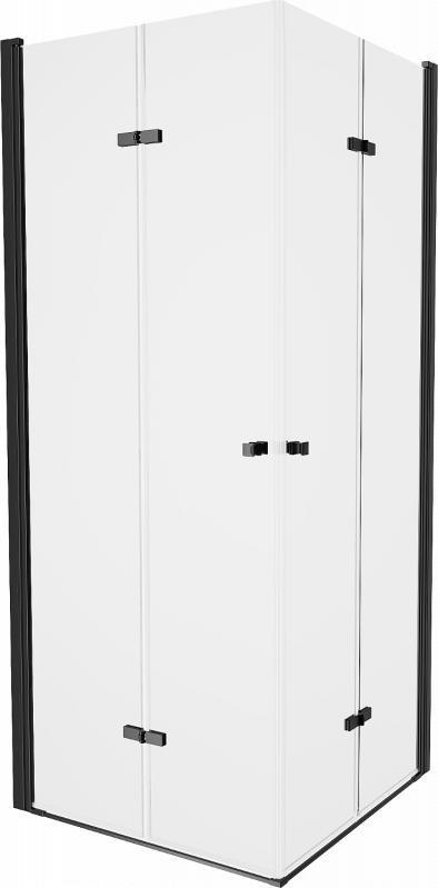 Mexen Mexen Lima Duo kabina prysznicowa składana 80 x 70 cm, transparent, czarny - 856-080-070-70-00-02