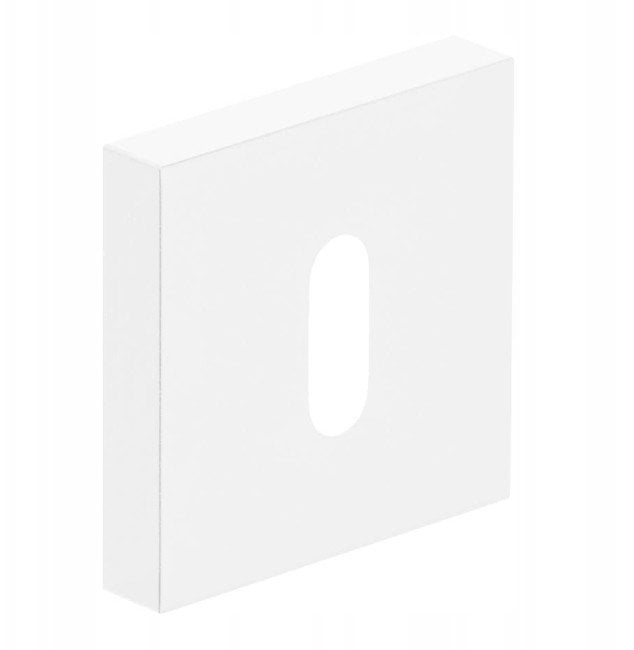 DOOR KEYHOLE SQUARE WHITE QUBIK