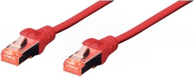 Digitus RJ45 S/FTP Cat6 0.50m Czerwony (DK-1644-005/R)