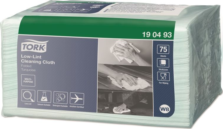 Tork Tork - Czyściwo włókninowe o niskiej pylności - Turkusowe