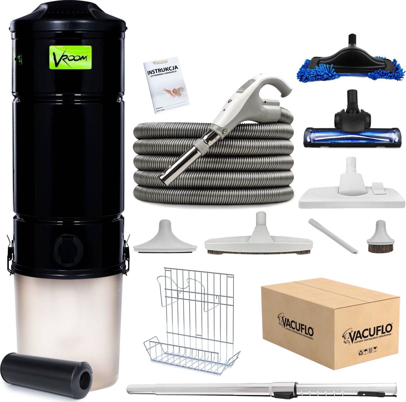 Vacuflo Jednostka VROOM VR 700 + Zestaw Gold VR 700X + GOLD 7m