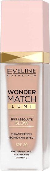 EVELINE KOLOROWKA Eveline Wonder Match Lumi Podkład rozświetlający nr 20 Nude 30ml