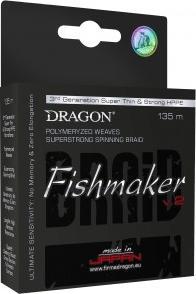DRAGON. Plecionki Dragon Fishmaker V.2 szare 135m 0,12 mm
