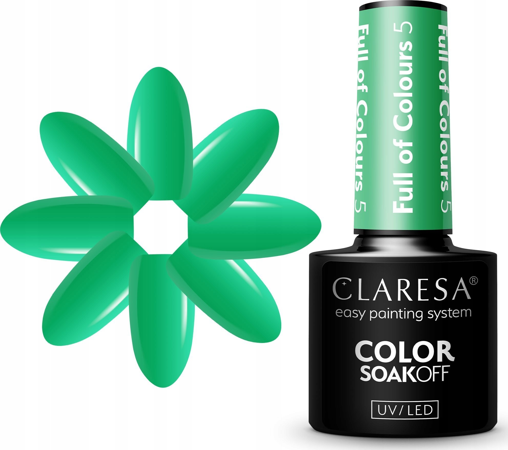 Activeshop CLARESA Lakier hybrydowy Full of colours 5 -5g