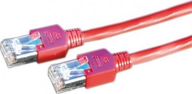 LEONI KERPEN KERPEN D1-20 PatchCord S/FTP Kat.5e czerwony 2.0m kabel krosowy