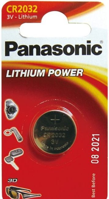 Panasonic Bateria Lithium Power CR2032 220mAh 1 szt.
