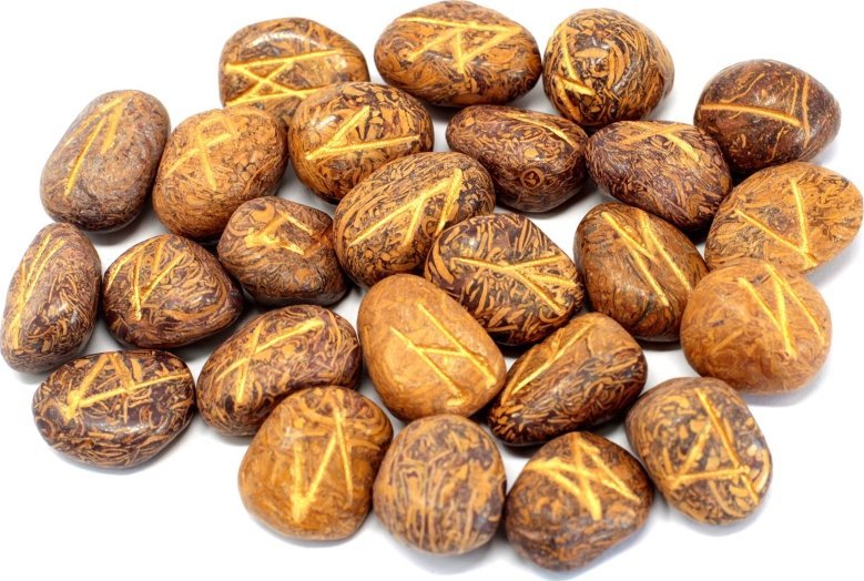 Art-Pol Kamień runiczny - Jaspis Wężowy