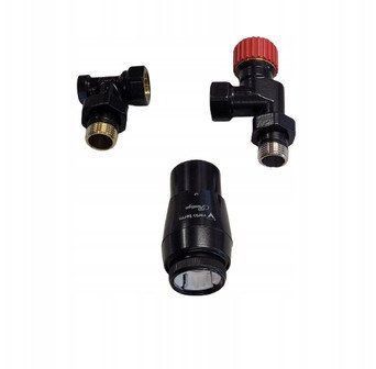Vario Term zestaw termostatyczny aksjalny AXI czarny mat EAXIGS0224C