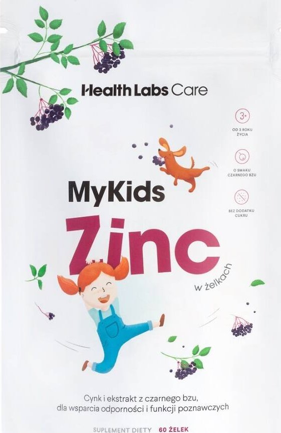 HEALTHLABS_MyKids Zinc cynk dla dzieci w żelkach 60szt.