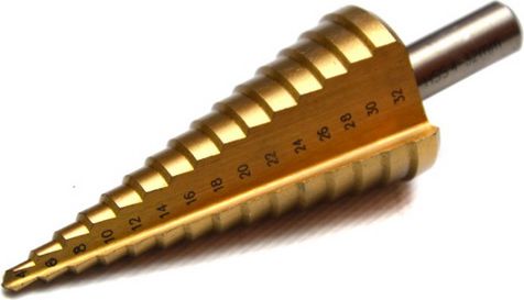 Wiertło Geko stopniowe walcowe 4 6 10 12 14 16 8 18 20 30 32 22 24 28 26mm (38500)