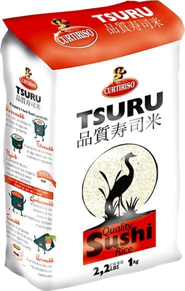 Curtiriso Ryż do sushi Tsuru 1kg - Curtiriso