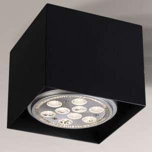 Lampa sufitowa Shilo Spot LAMPA sufitowa YATOMI 1210 Shilo metalowa OPRAWA regulowana kostka cube czarna