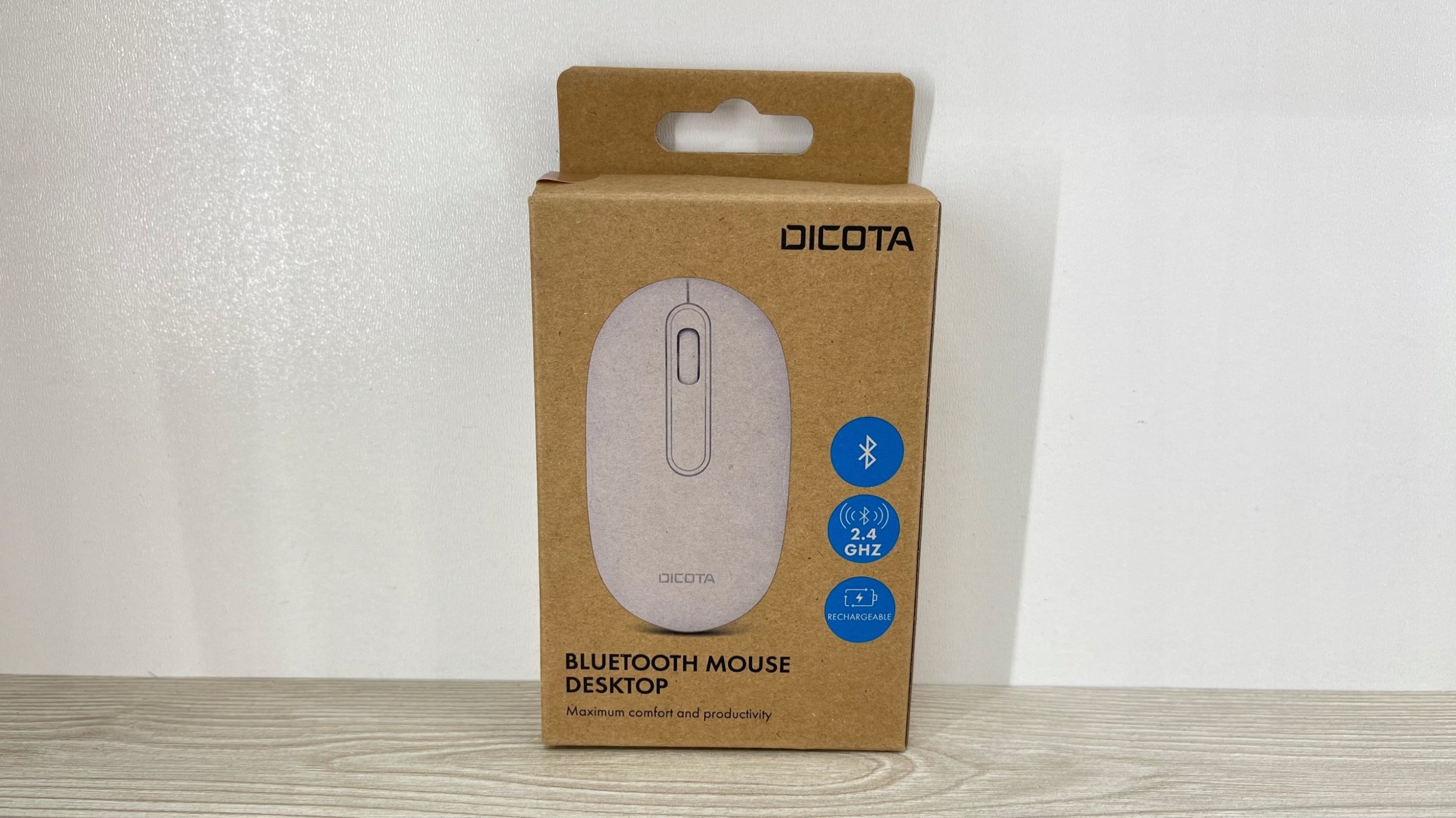 Mysz Dicota DICOTA Wireless Mouse BT/2.4G DESKTOP white