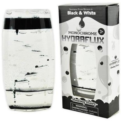 Timer sensoryczny biało czarna klepsydra żelowa