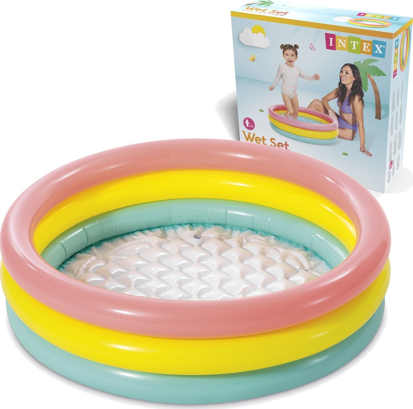 Intex Brodzik dmuchany 3 kolory 86 x 25 cm (58924)