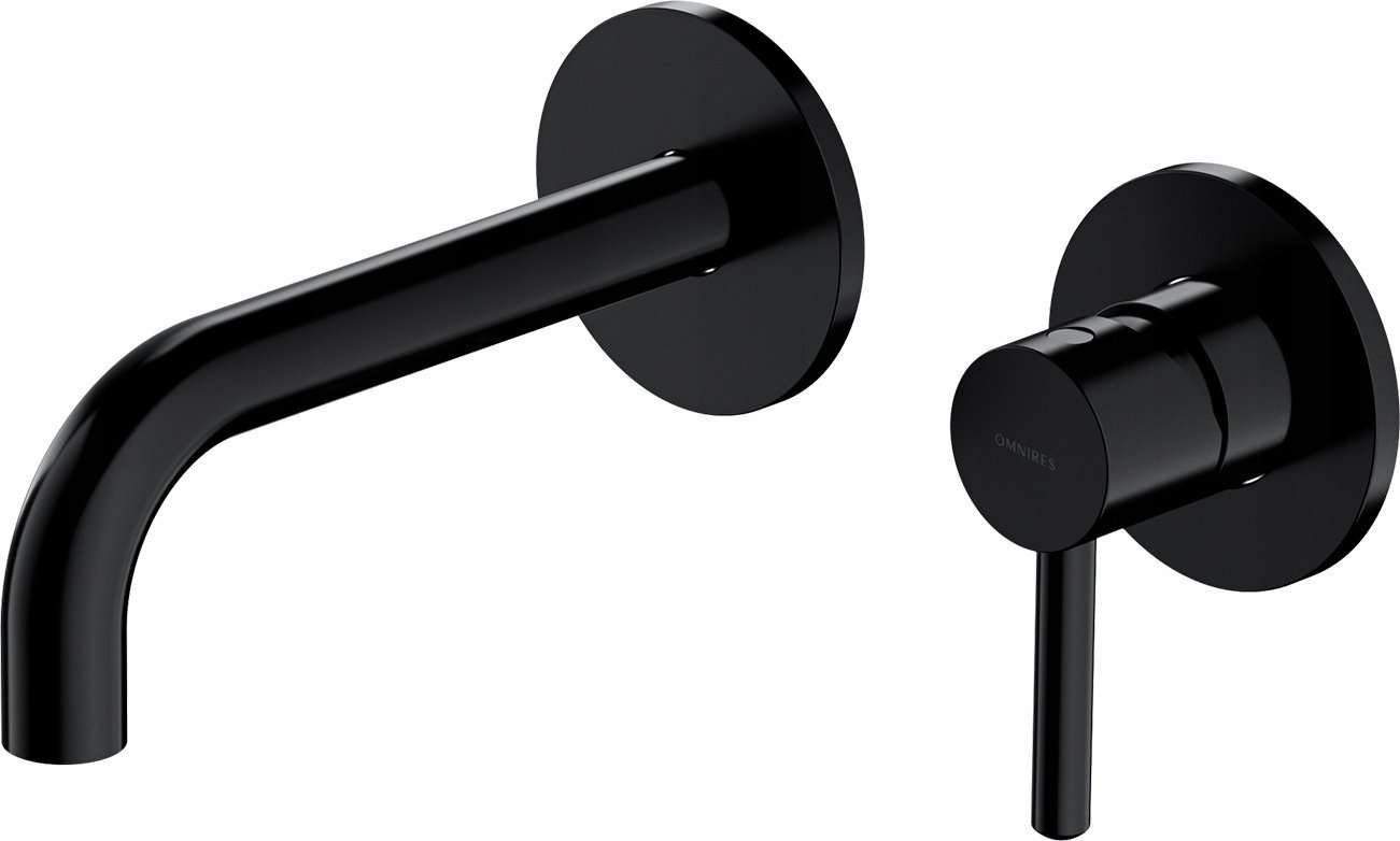Bateria umywalkowa Omnires bateria umywalkowa podtynkowa Y, czarny półmat