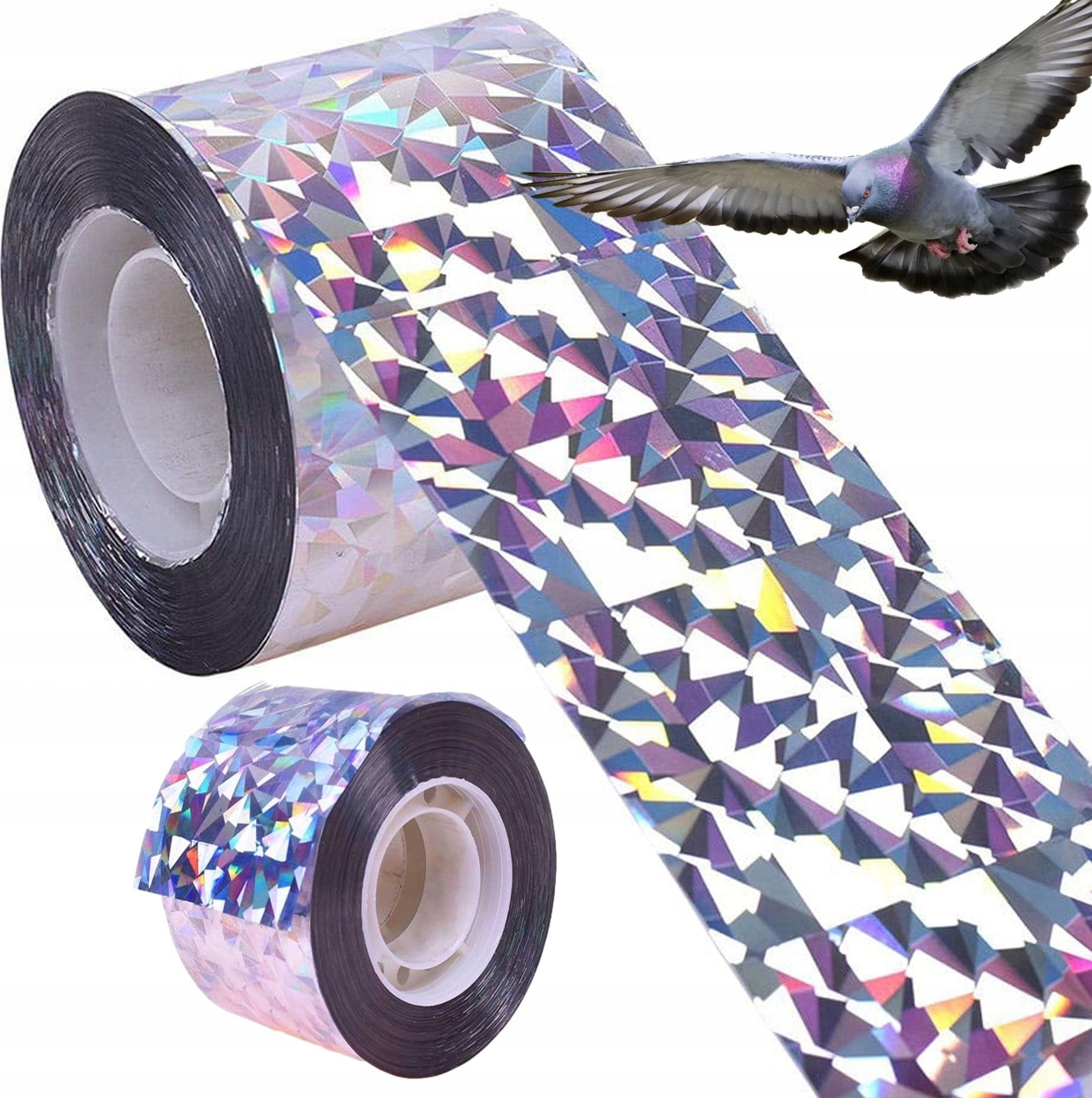 PrzydaSie Taśma Odstraszająca Ptaków Odstraszacz Ptaków Odblaskowa Hologram 50M