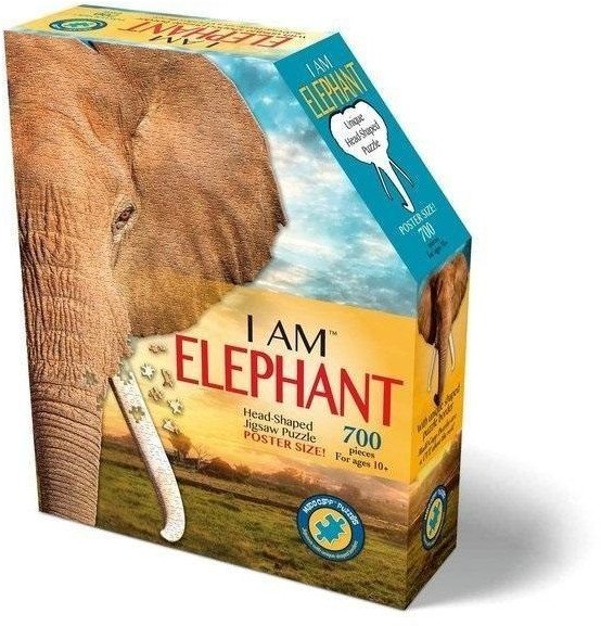 Puzzle konturowe 700 I am - Słoń