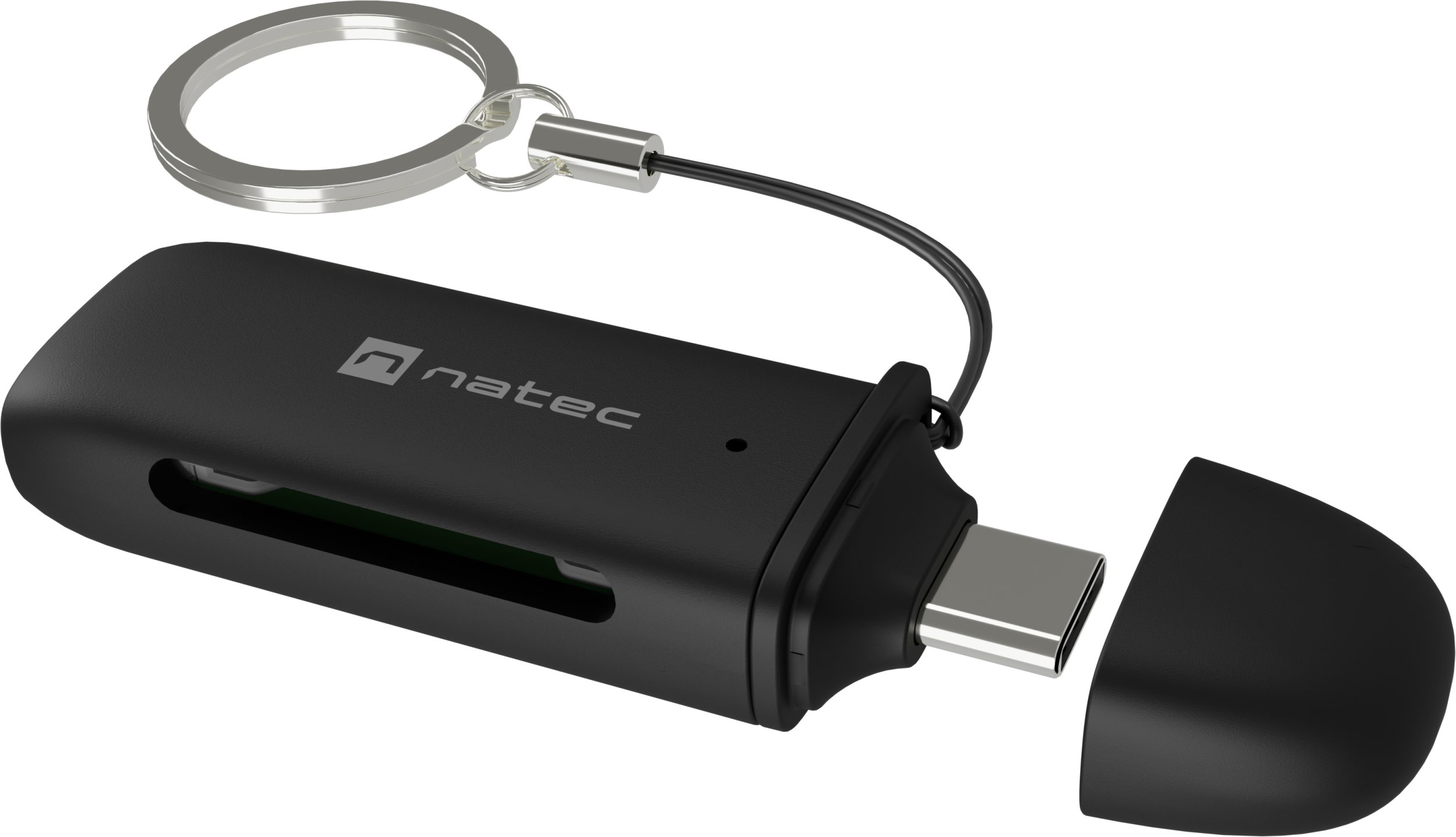 Czytnik Natec SCARAB C SD/MICRO SD USB 3.2 GEN 1 CZARNY (NCZ-2365)